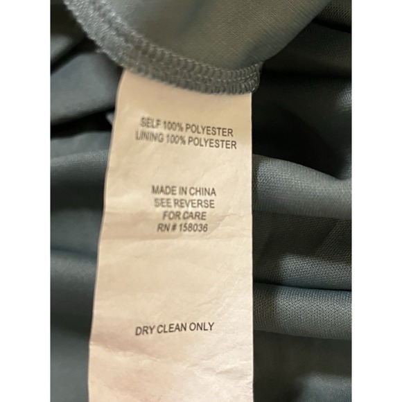 NWT Birds Grey Elsye Dress XS Sage Mesh Formal Prom Bridal Gown - Picture 10 of 10